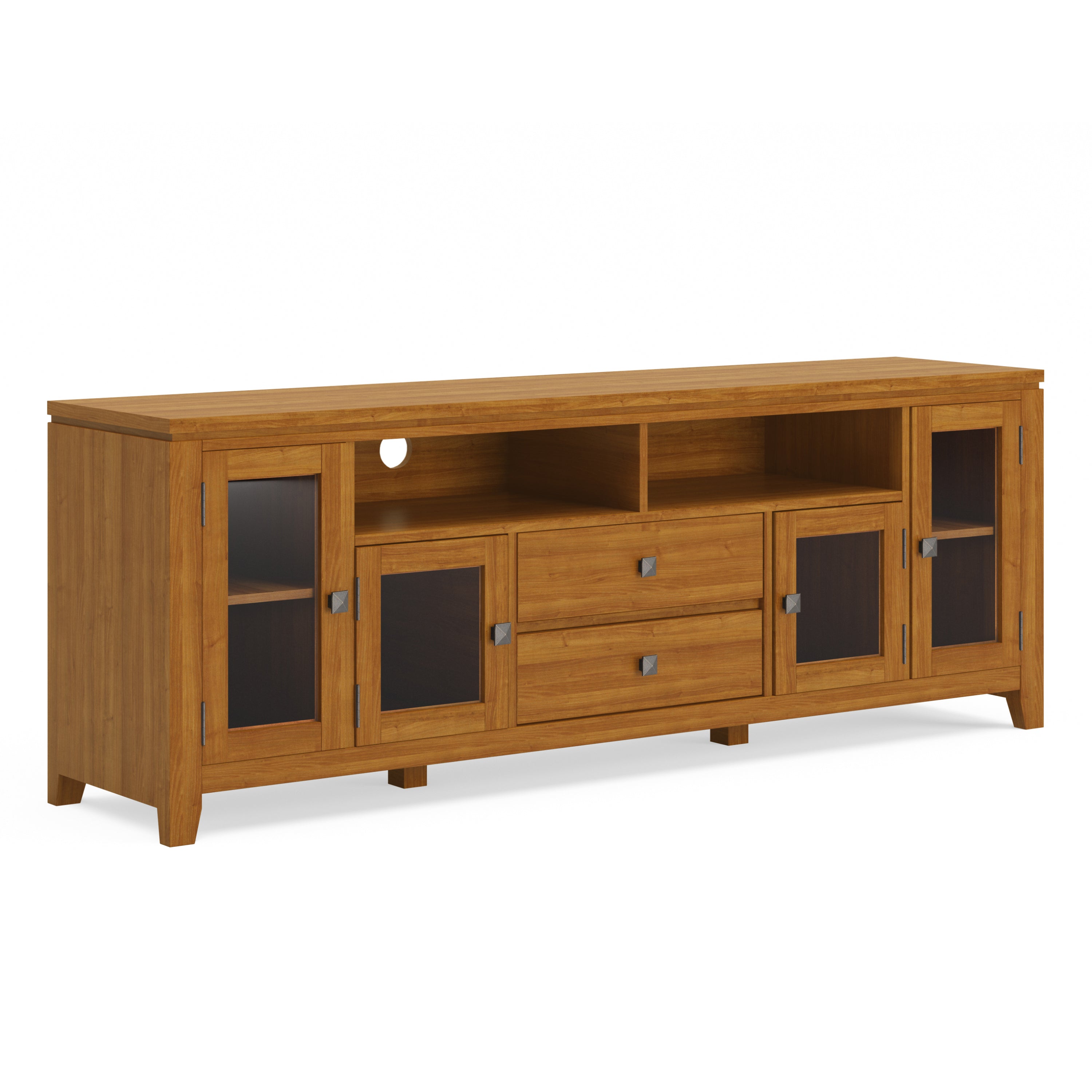 Cosmopolitan 72" TV Stand - Light Golden Brown