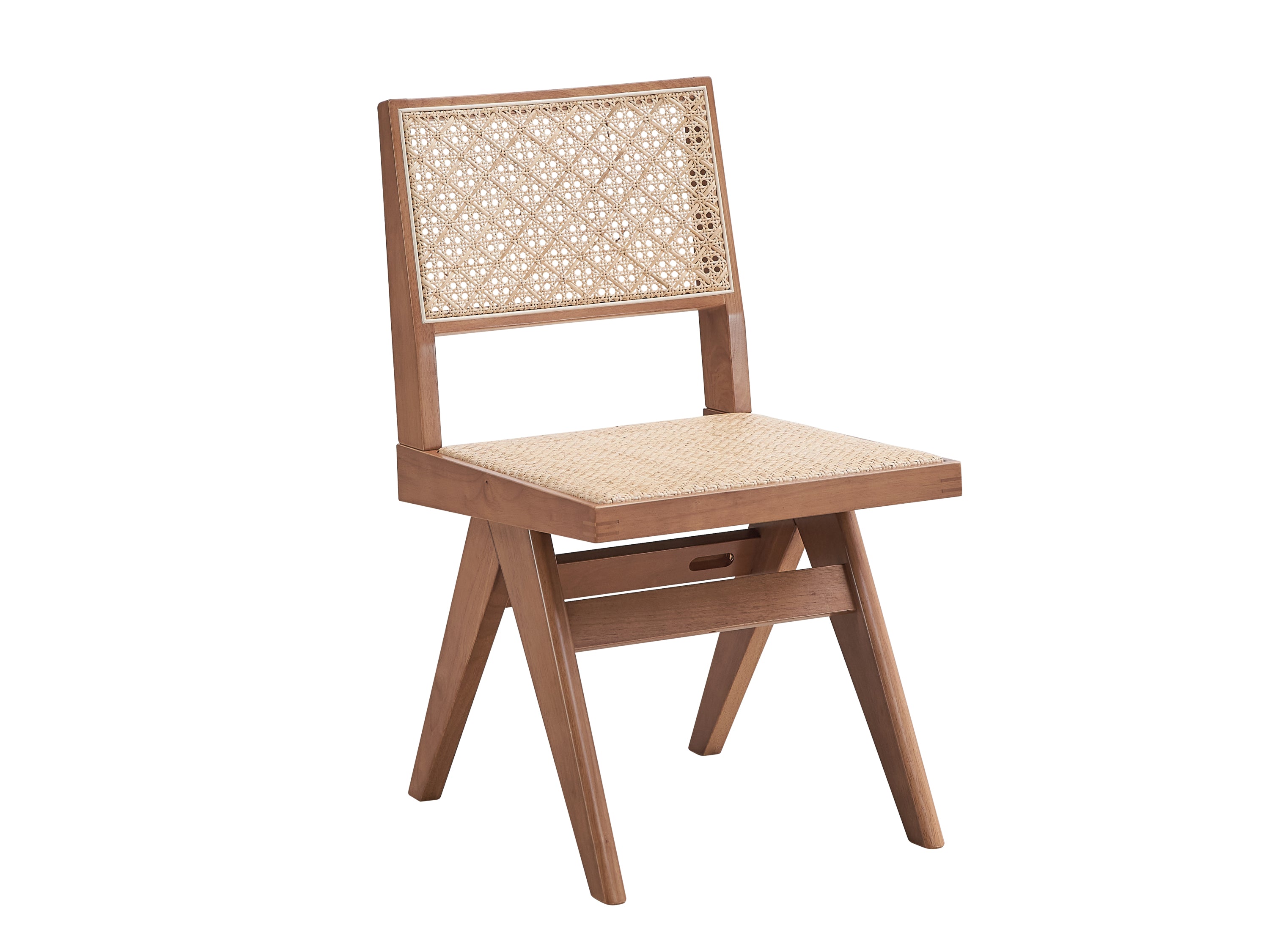Velentina Natural Rattan Side Chairs - Set of 2