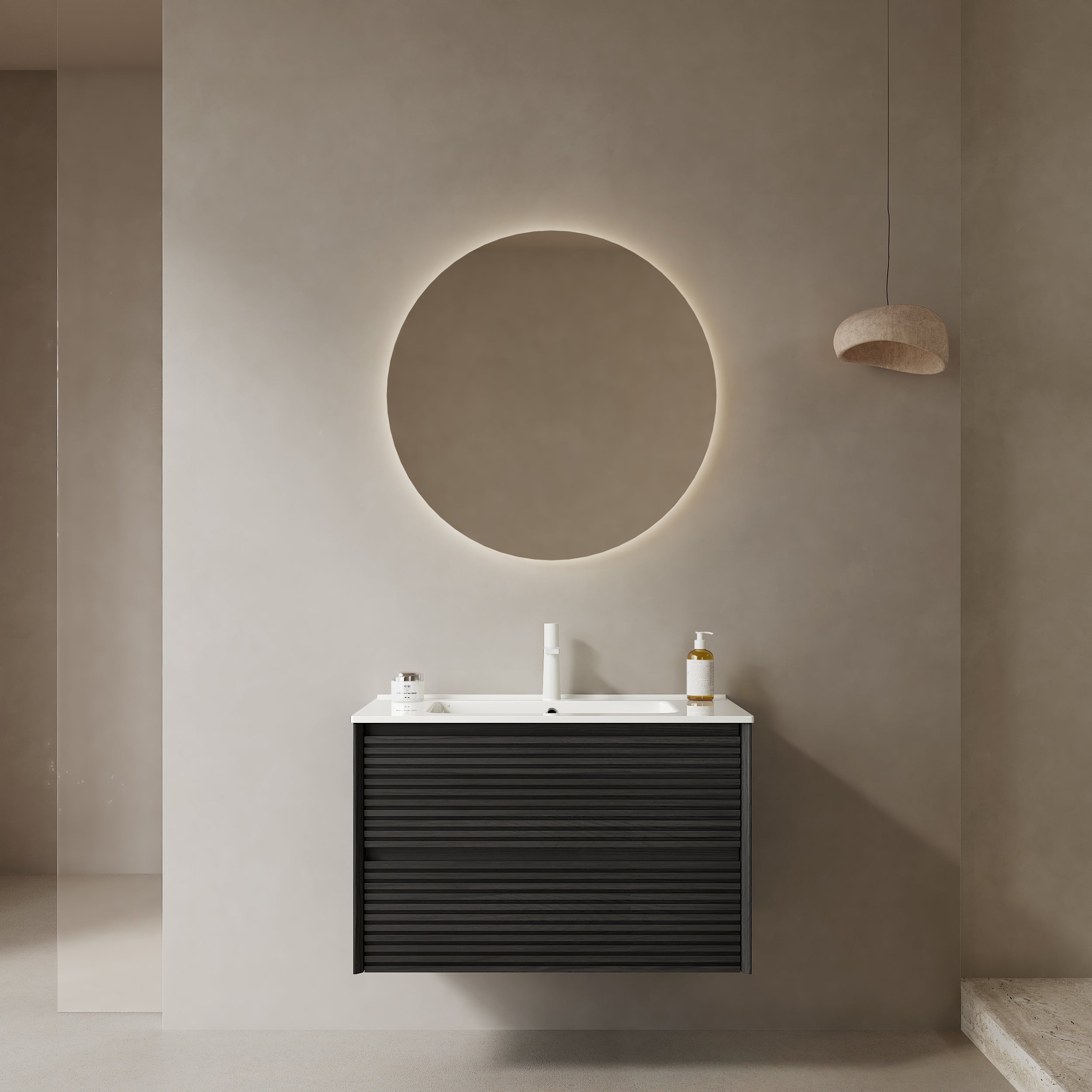 Modern Floating Bathroom Vanity with Sink - BRON 30"