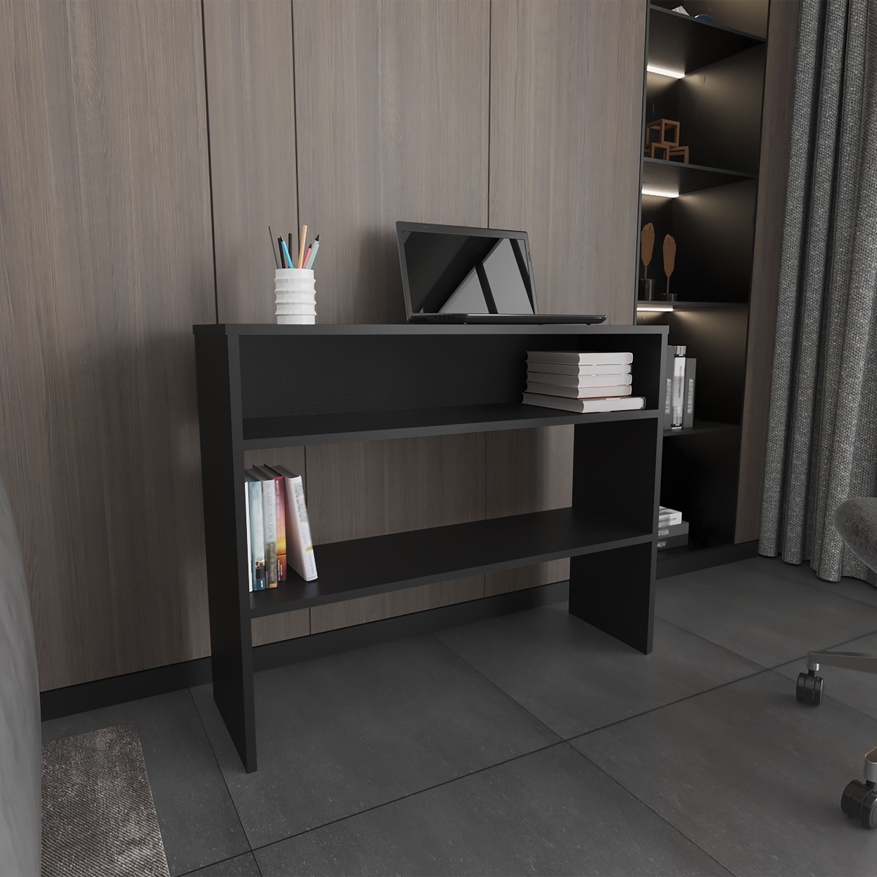 39" Narrow Console Table | 2-Tier Entryway Table