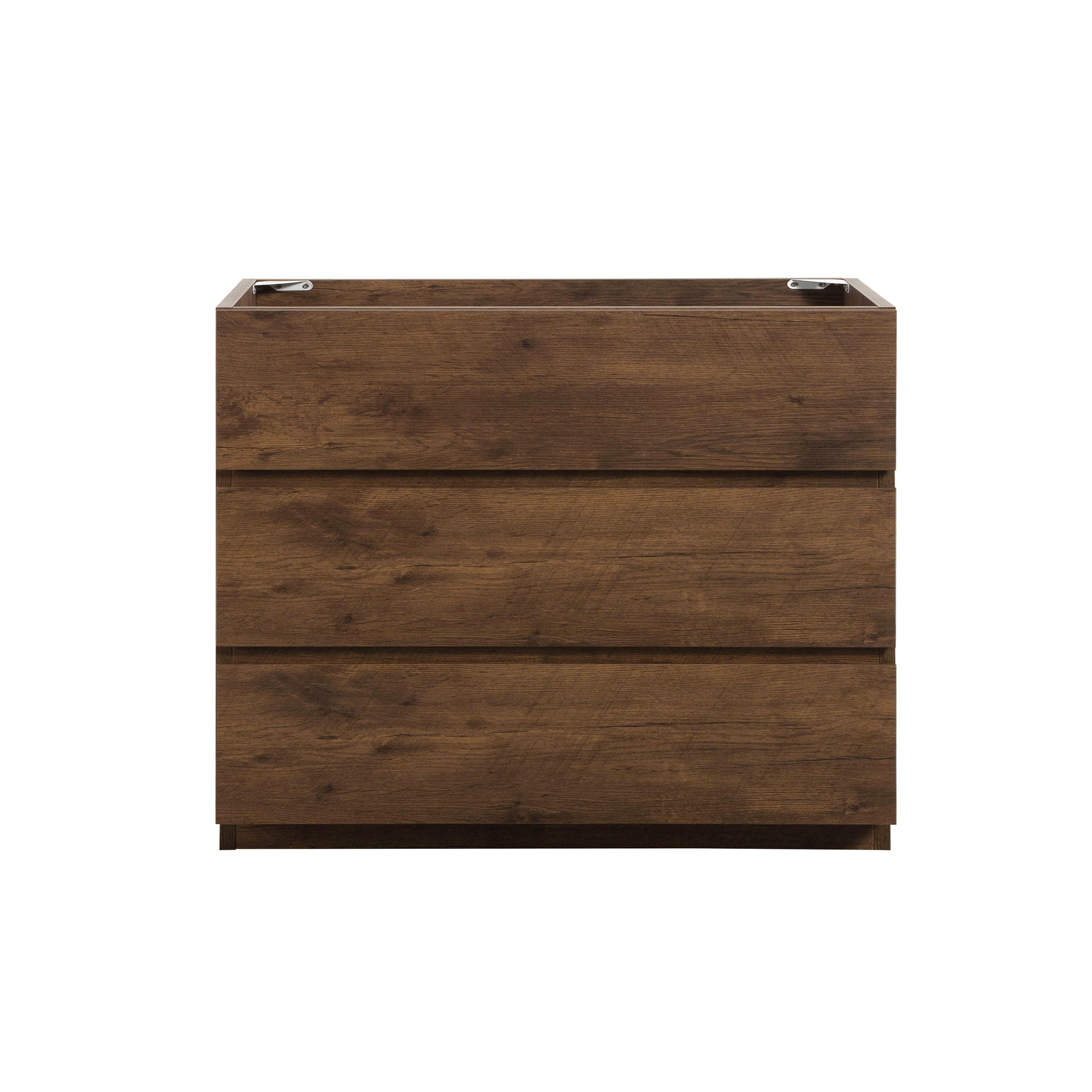 Alice 36" Walnut Floor Cabinet (3 Drawers)
