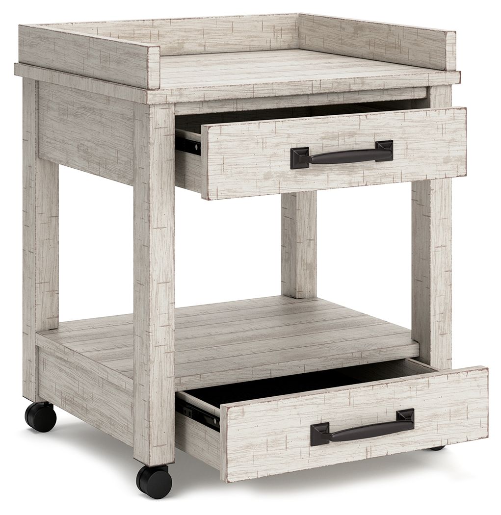 Carynhurst - Printer Stand - Whitewash