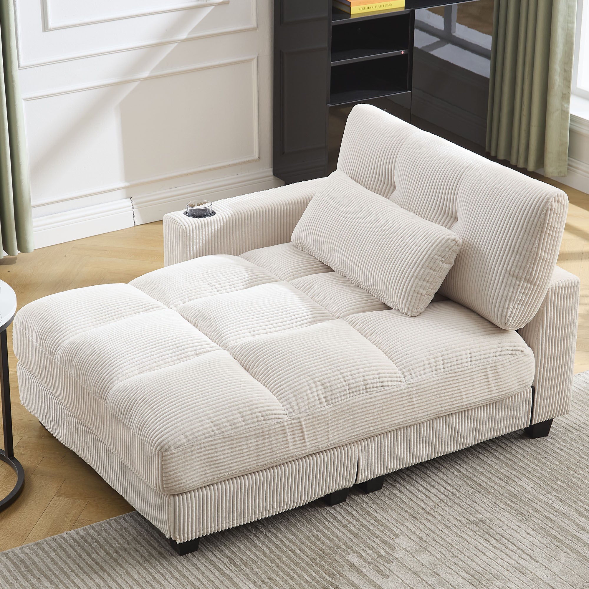 Oversized Cozy Cloud Sleeper Sofa & Chaise
