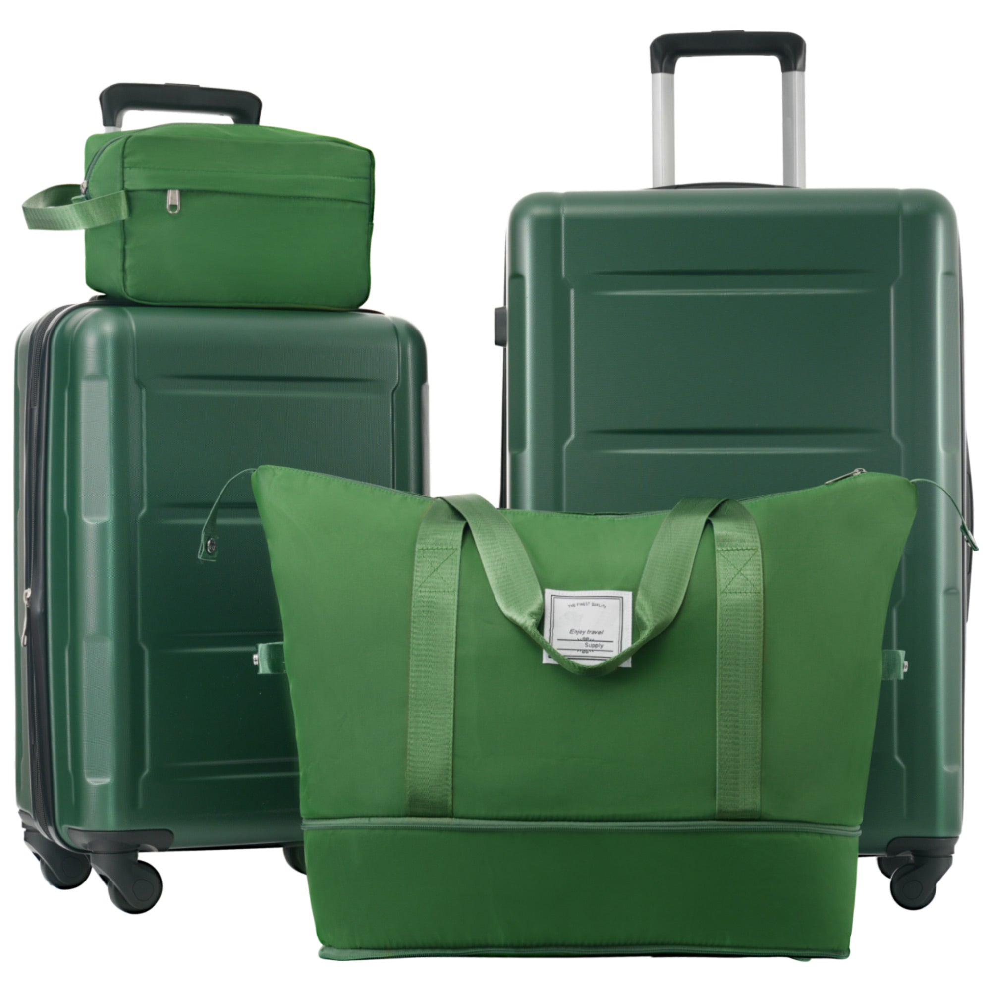 Lightweight 2-Piece Luggage Set w/ Spinner Wheels