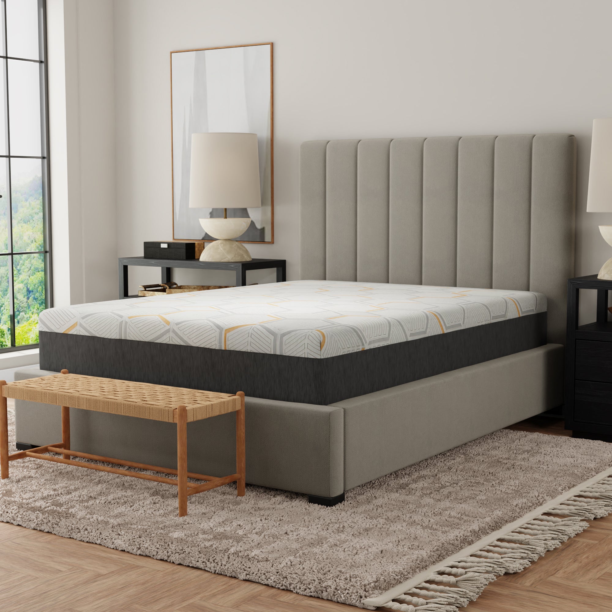 Cooling King Mattress: Copper Gel & Edge Support