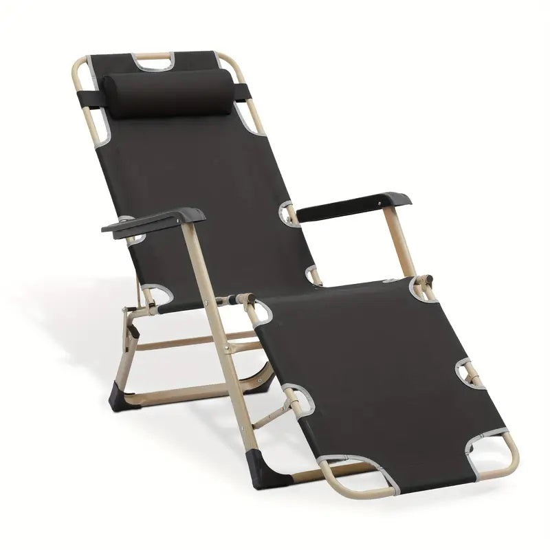 Premium Black Deck Chair: Comfortable, Durable Outdoor Seating Solutions