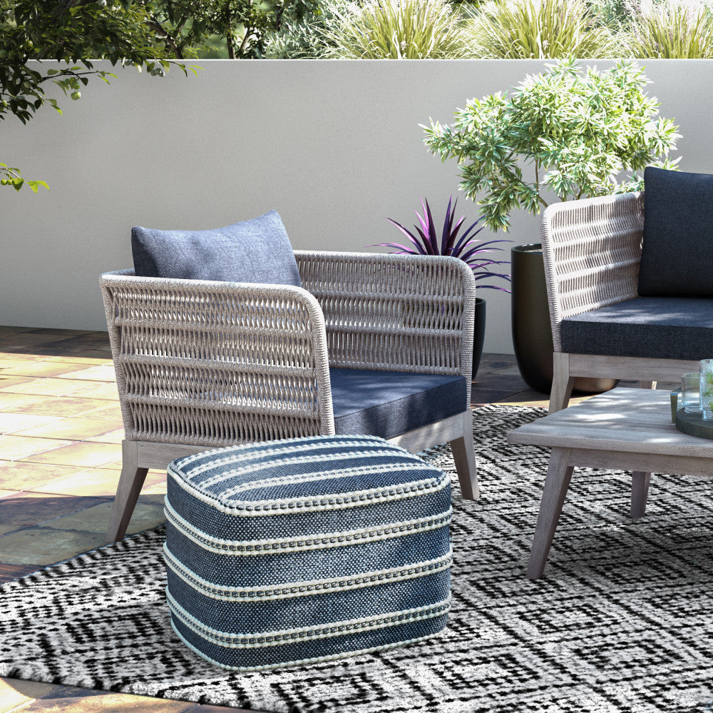 Santiago Outdoor Conversation Chair - Slate Grey - Patio Furniture