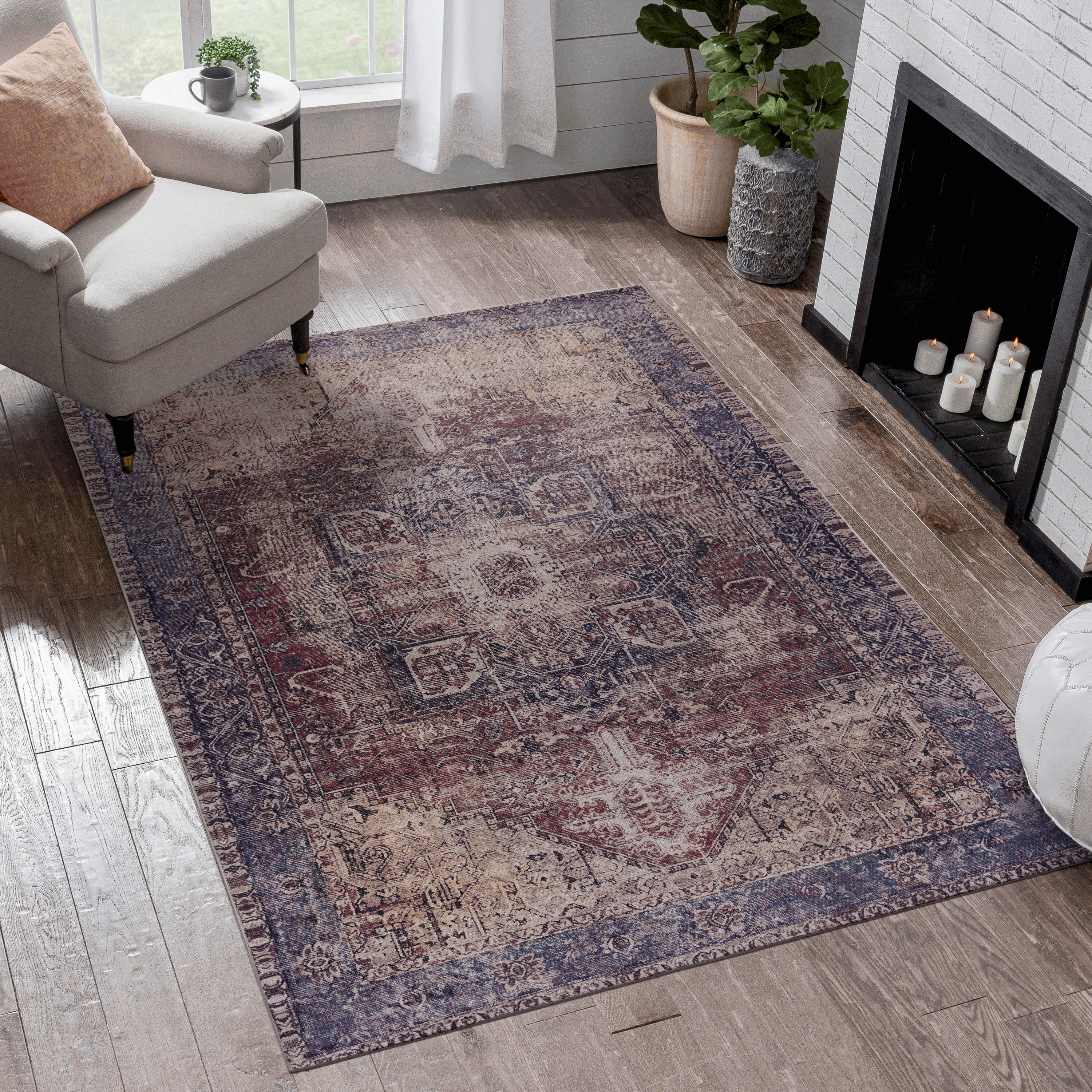 6x9 Washable Area Rug: Kid & Pet Friendly