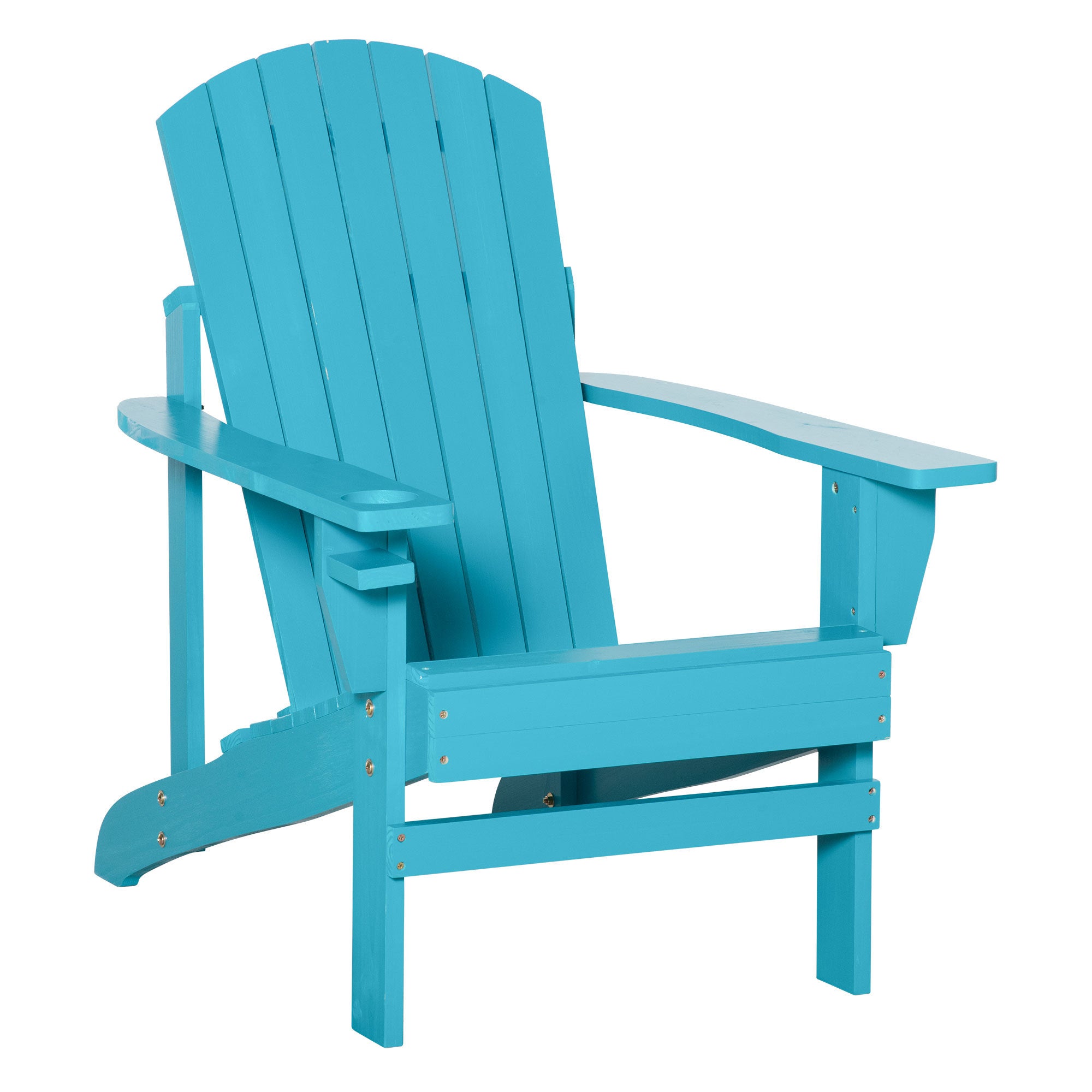 Sky Blue Adirondack Chair: Outdoor Patio Lounge