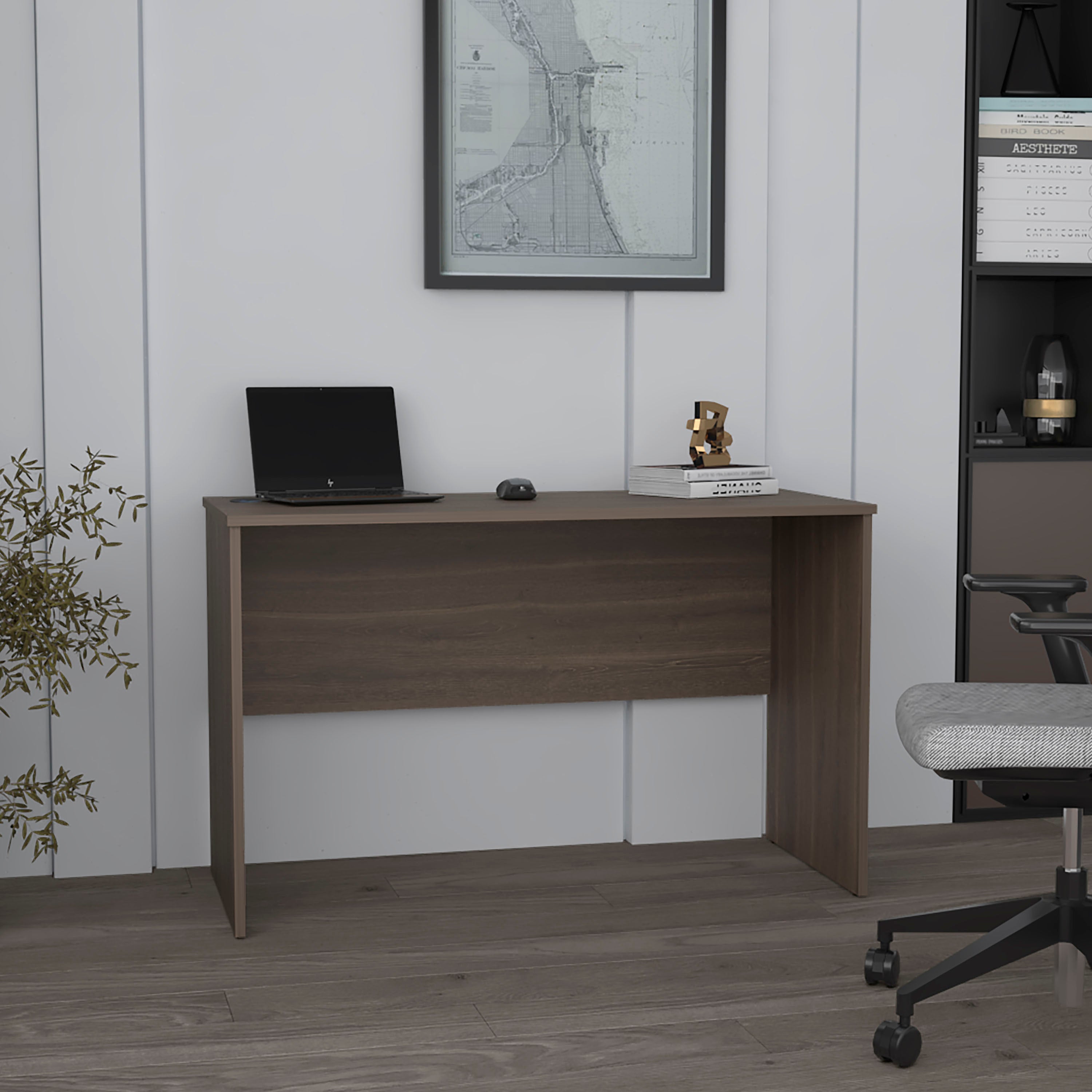 Malibu 47" White Desk | Modern Computer Table | Home Office