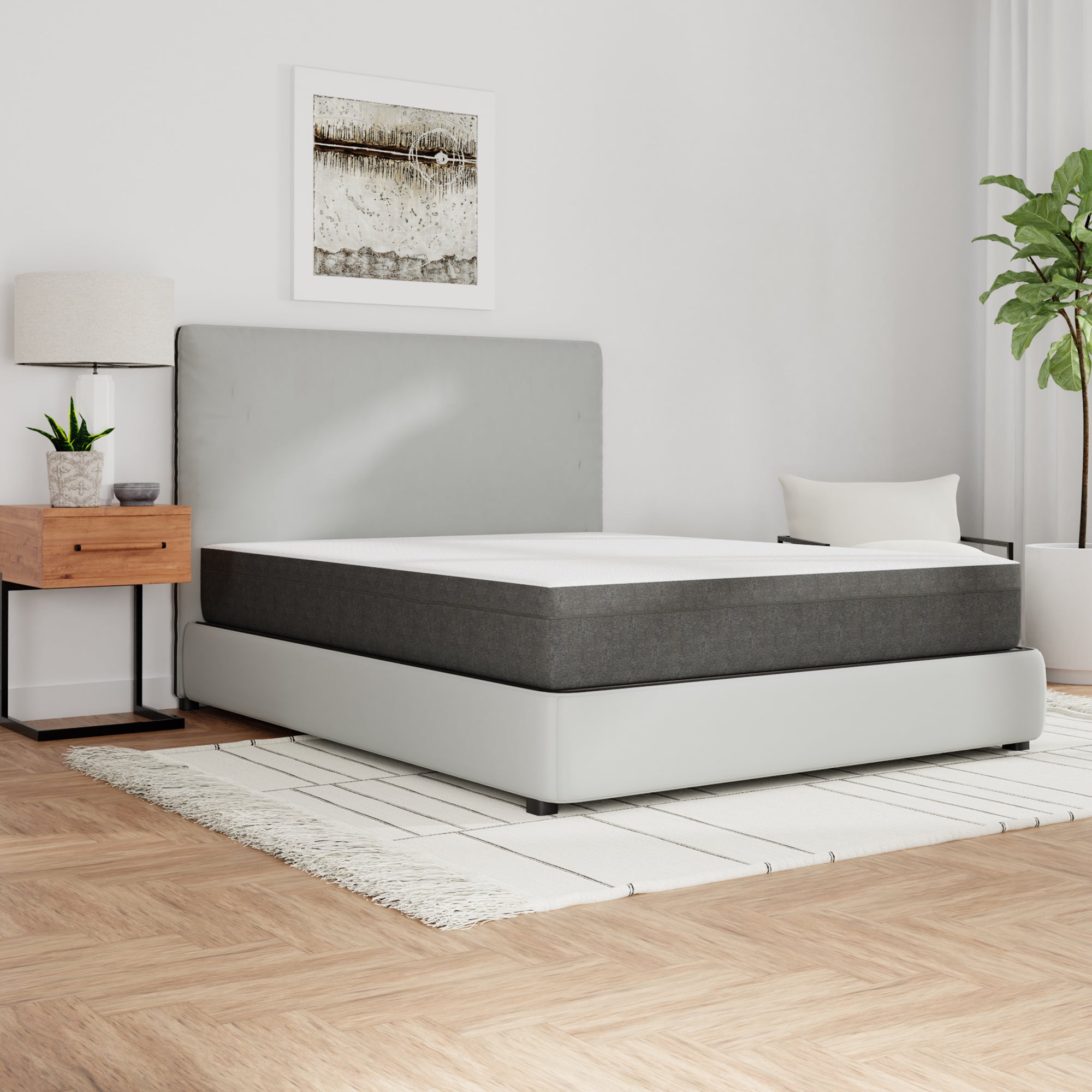 10" Rose Gel Memory Foam Mattress w/Edge Support