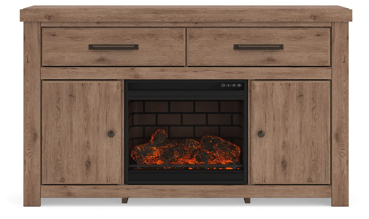 Garistyn - TV Stand With Fireplace Option