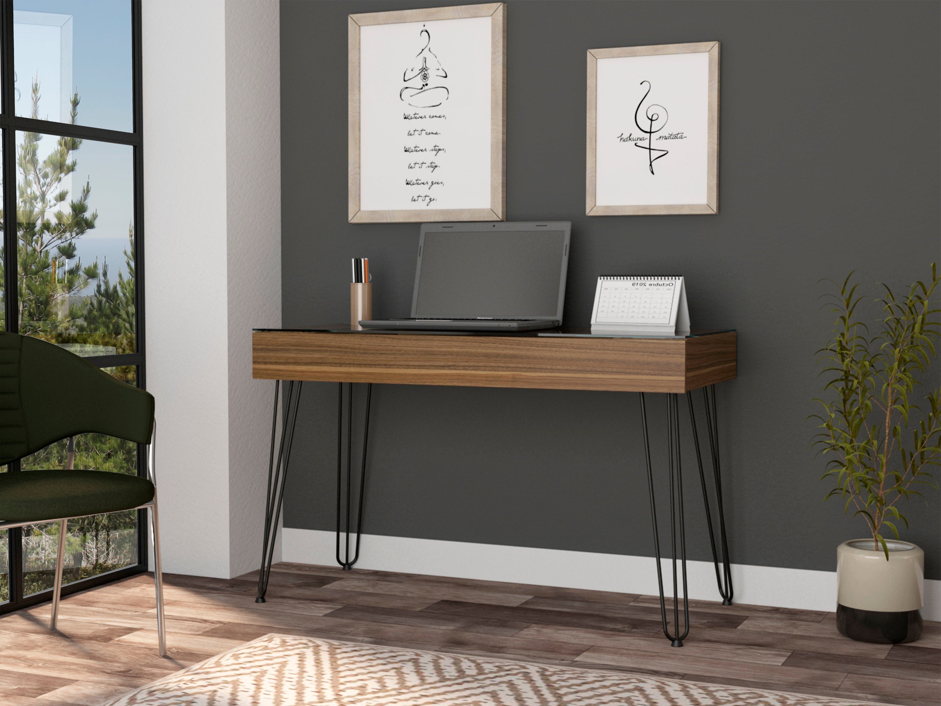Baxter Mahogany Desk | 120 Drawers