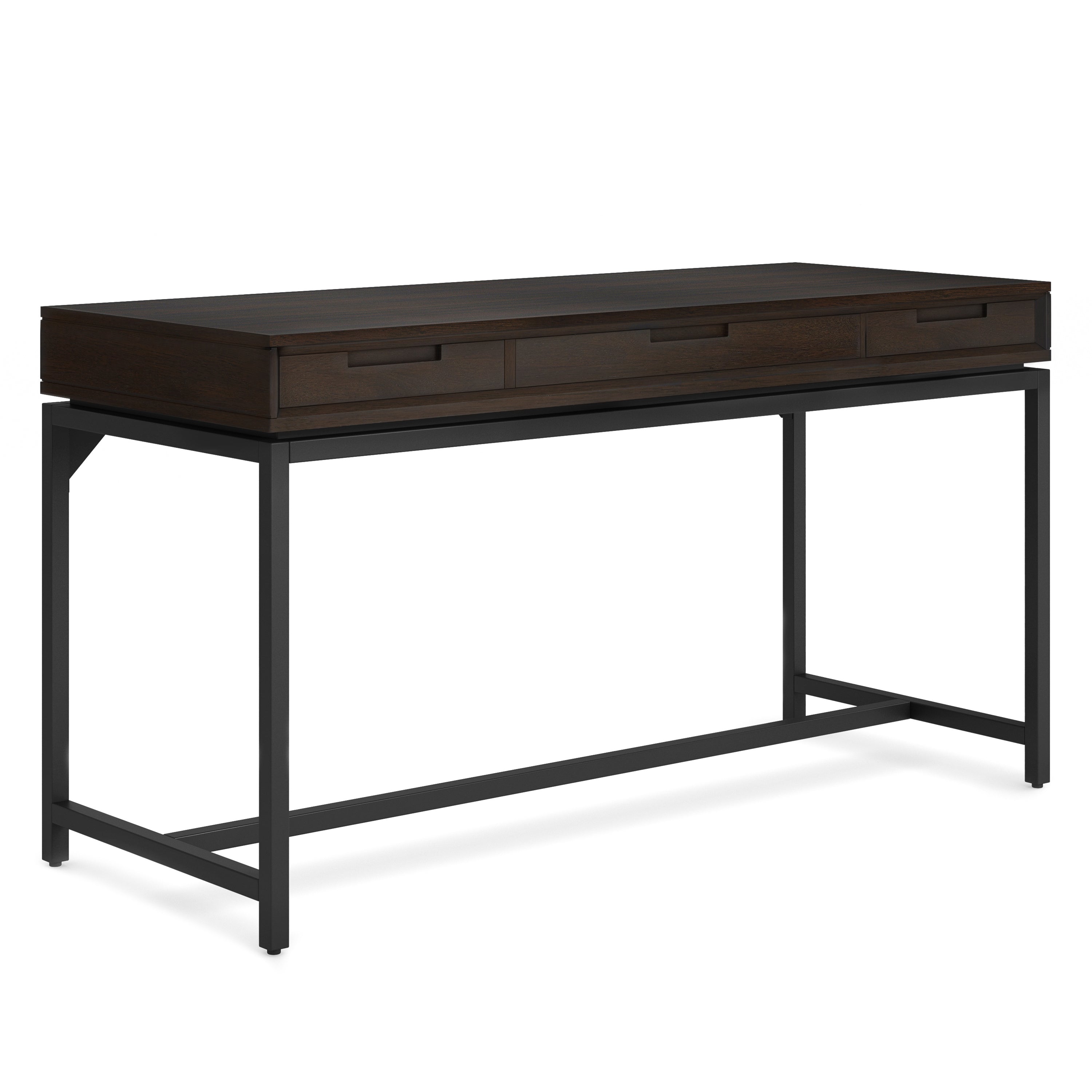 Mid Century Modern Desk, Hickory Brown - Banting