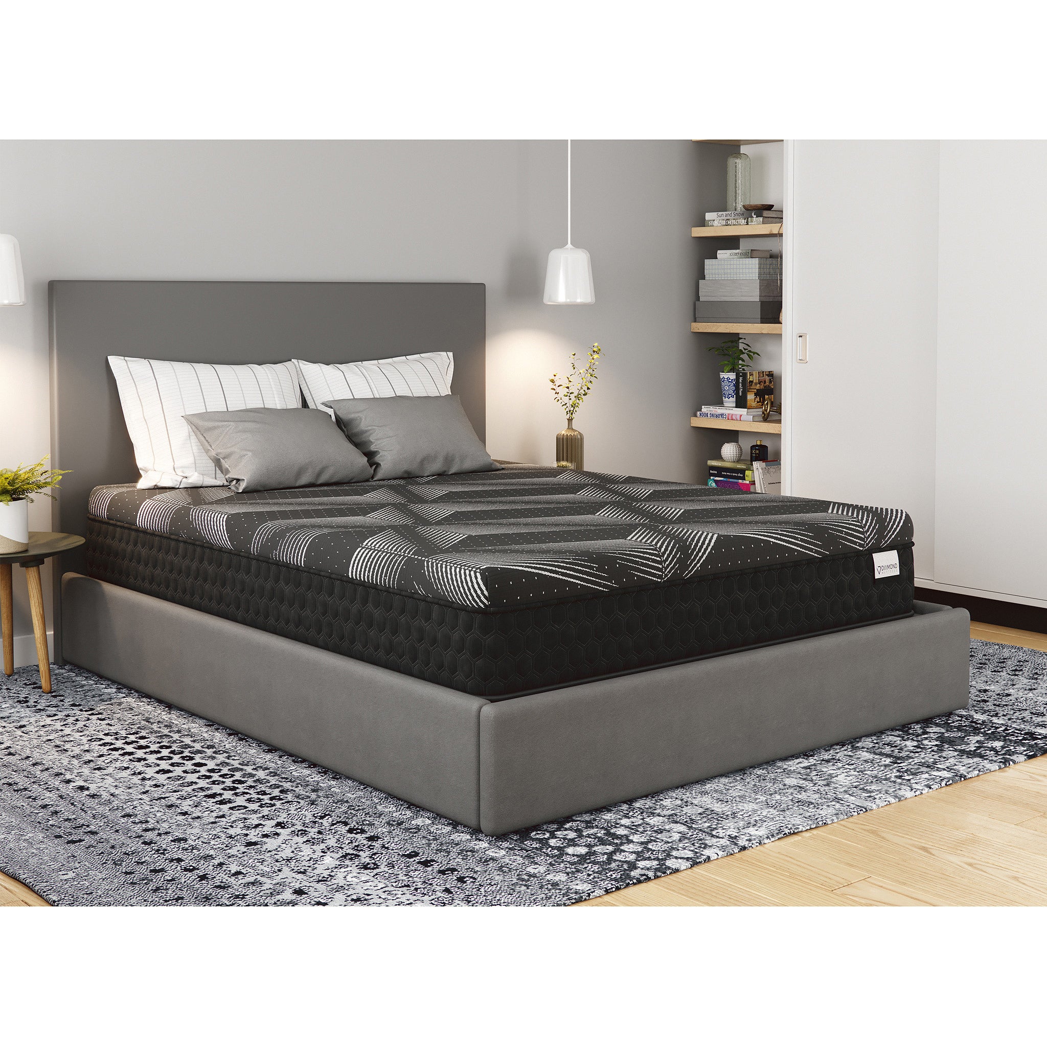 Diamond Matrix Copper Cooling Mattress (Cal King)